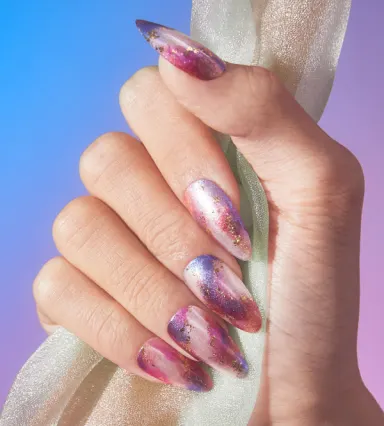 In Your Elements: Ombre Nail Art Look