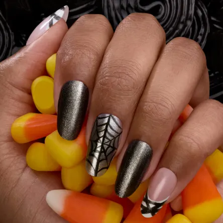 All Wrapped Up Halloween Nail Art Look