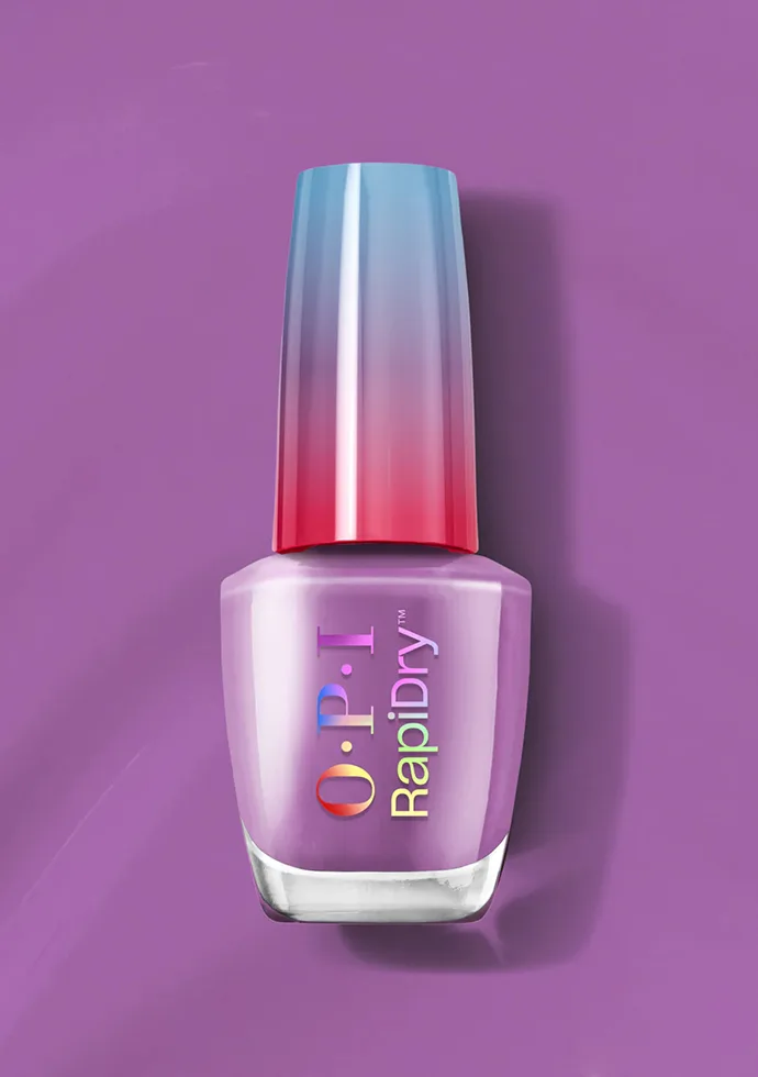 Bright Purple Nail Polish: Bright Back At It Purple Quick-dry Nail Polish