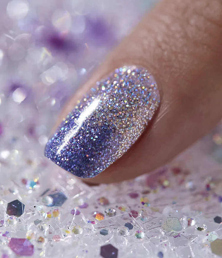 Ombrace the Glitter Ombre Nail Art Look