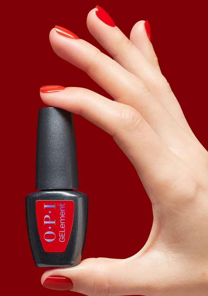 Glossy Goddess is a heavenly bright red gel nail polish that never fails