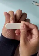 BUFF: Buff the nail surface with the Shape Up Side of the nail file