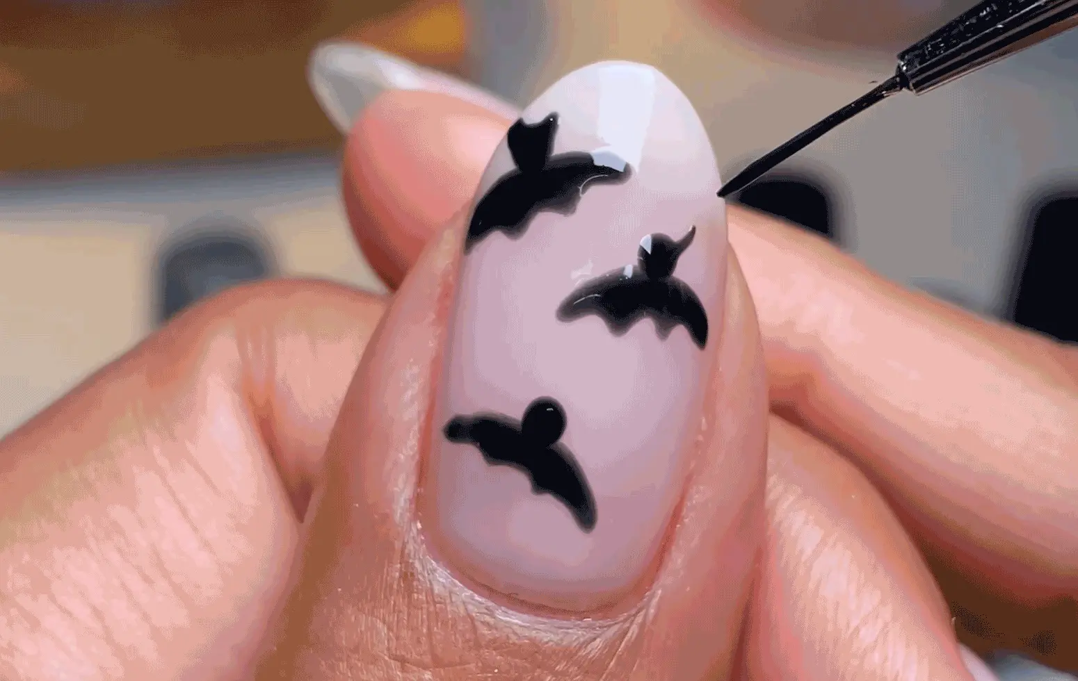 Easy Halloween Nail Art ft. GELement™ Easy Halloween Nail Art ft. GELement™