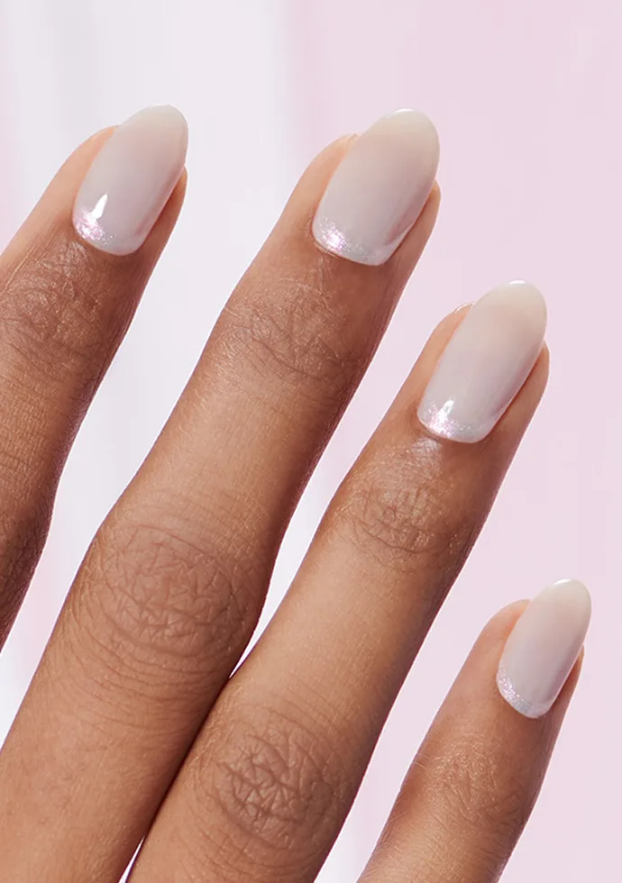 Reverse French Tips Wedding Nail Art Looks