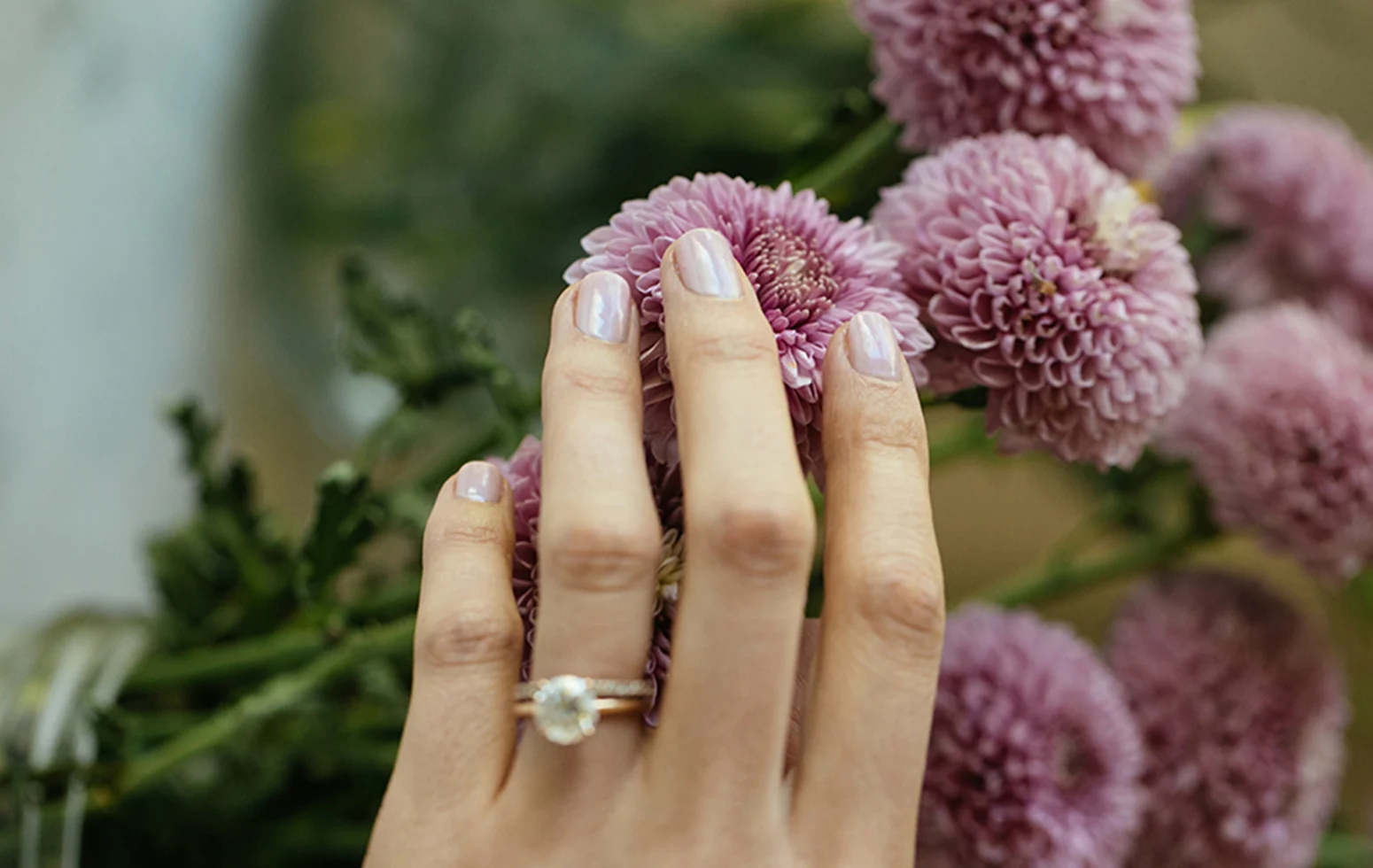 Spring Bridal Nails