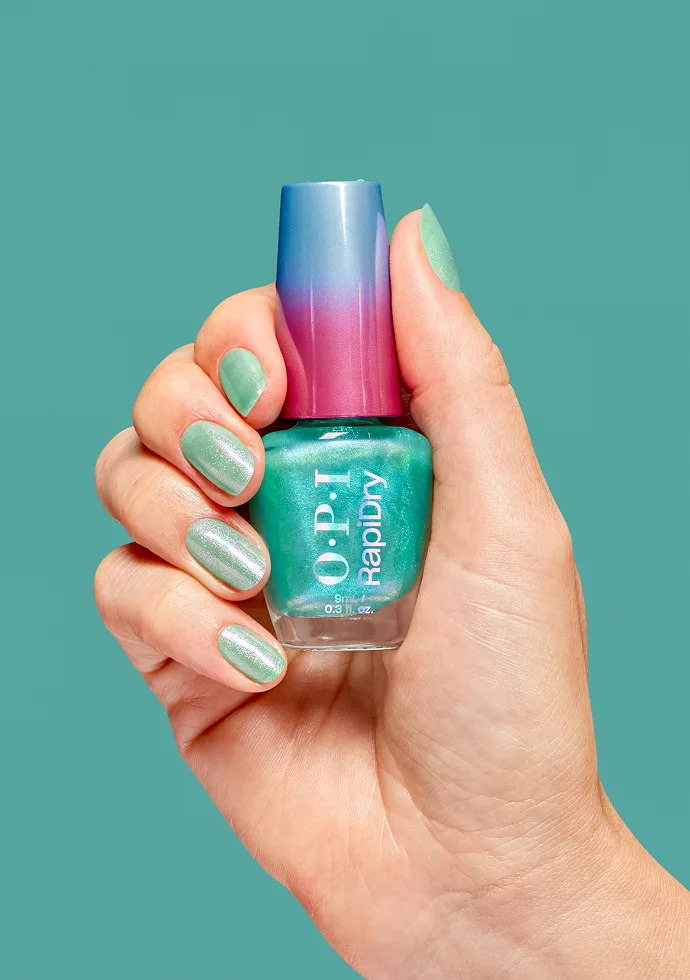 Aqua Blue Nail Polish: Speed of Bright Quick-dry Nail Polish