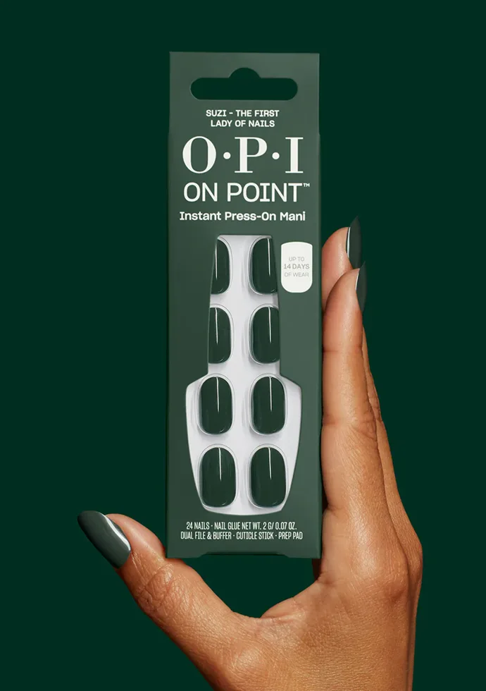 Suzi - The First Lady of Nails Green Press-on Nails Suzi - The First Lady of Nails Green Press-on Nails