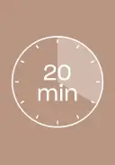 SOAK: Set a timer and soak for 20 minutes