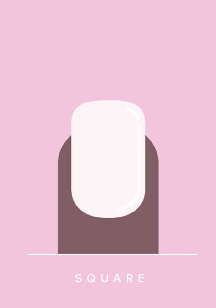 Best nail shape for your hands: Square Nails Best nail shape for your hands: Square Nails