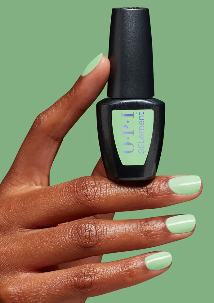 Mint to Be: A light mint green nail polish in our GELement™ at-home gel formula. Inspired by Infinite Shine's In Mint Condition