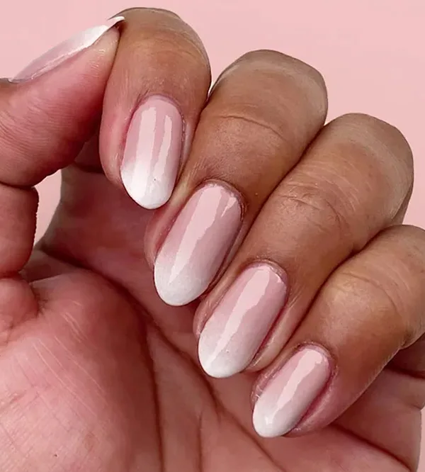 OPI Chic of Nature Ombre French Tip Nail Art