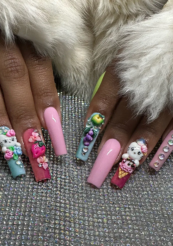 My tip for other nail artists would be to step outside the box!