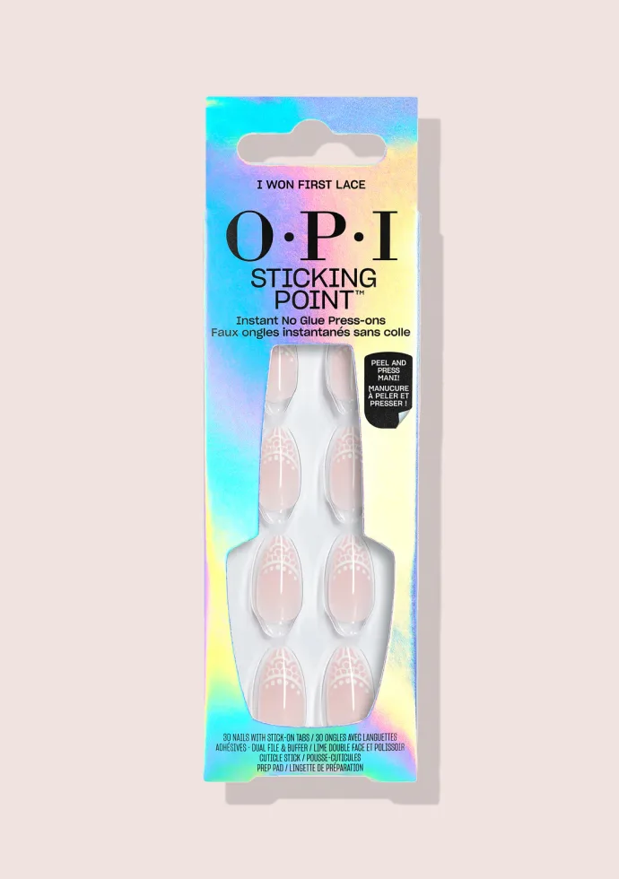 Shop OPI I Won First Lace French Tip Wedding Nails Lace Nails