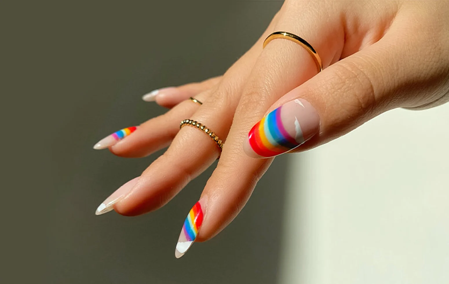 Rainbow Nail Art Challenge for Pros