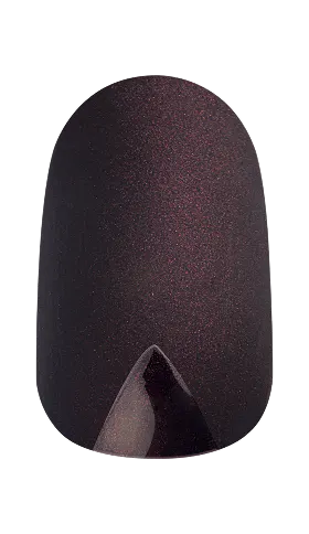 With OPI Top Coat and a detail brush, create a triangle With OPI Top Coat and a detail brush, create a triangle
