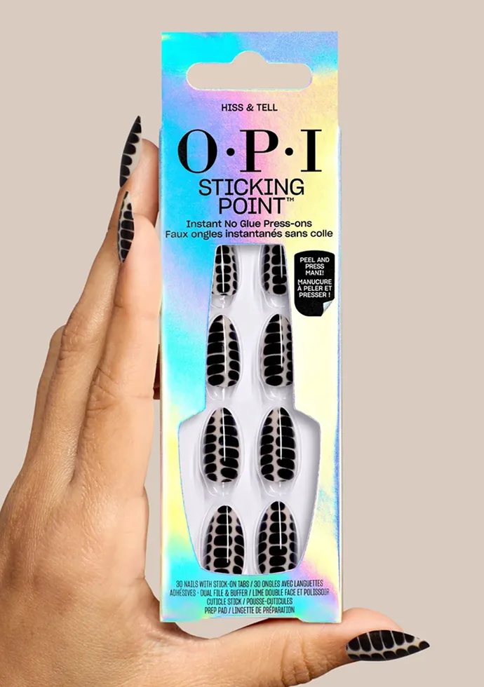 Halloween Press-on Nails: Snakeskin Nails