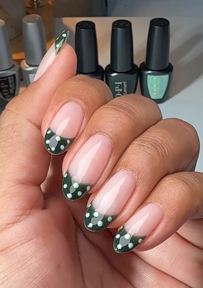 Polka Dot French Tips