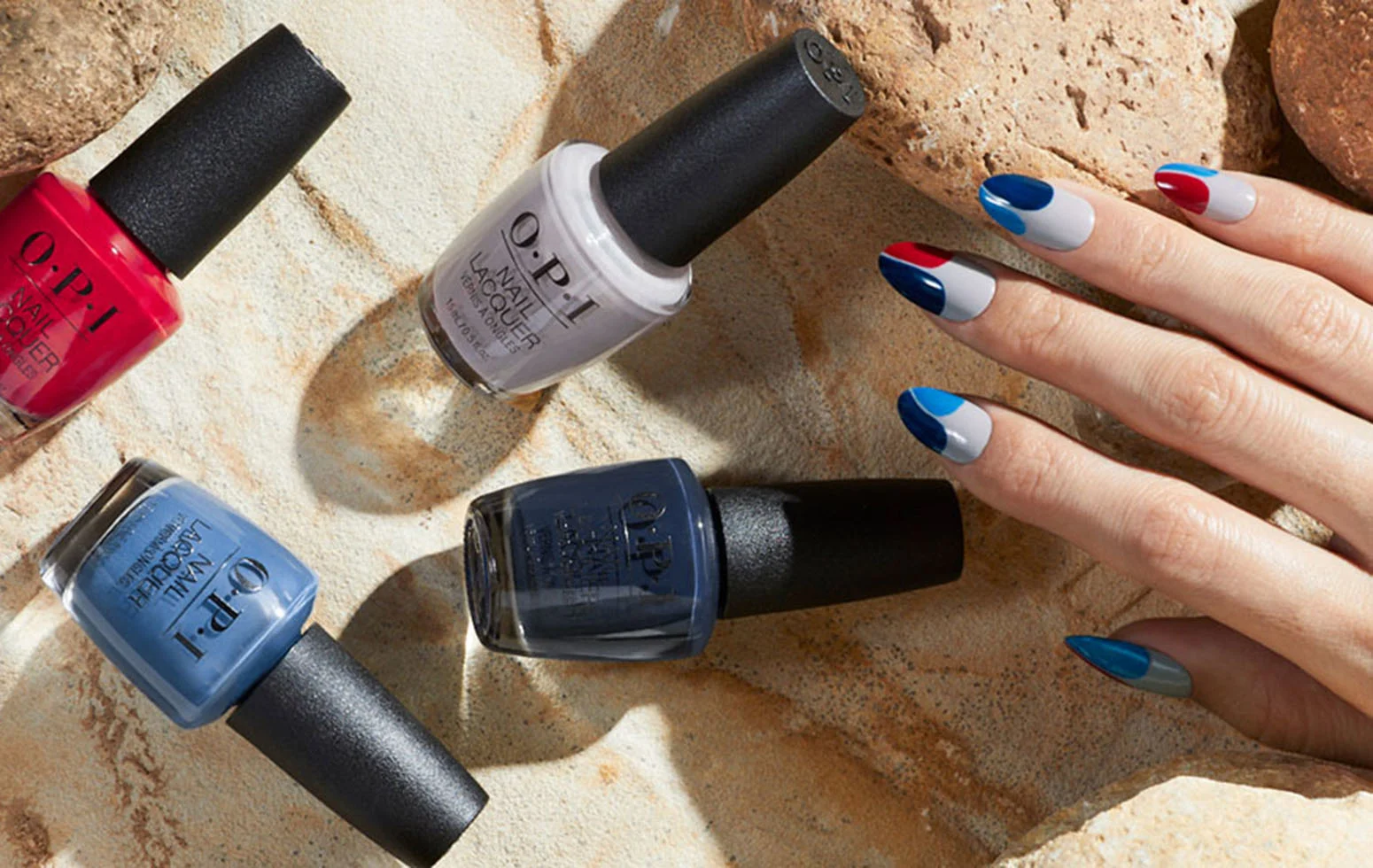 Nail Art How-to: Abstract French Tips for Fall