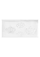 Use GELevate Builder Gel to fill a silicone crown mold Use GELevate Builder Gel to fill a silicone crown mold