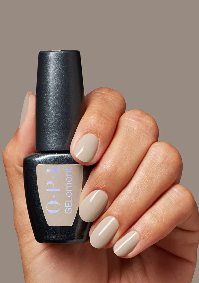 Espresso Martini Please is a light mocha gel polish with an extra shot of shine