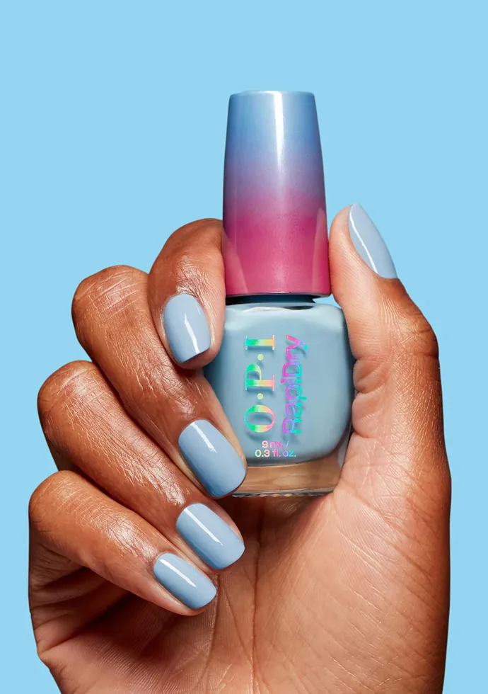 Snap Your Fingers is a sky blue that never smears but always serves