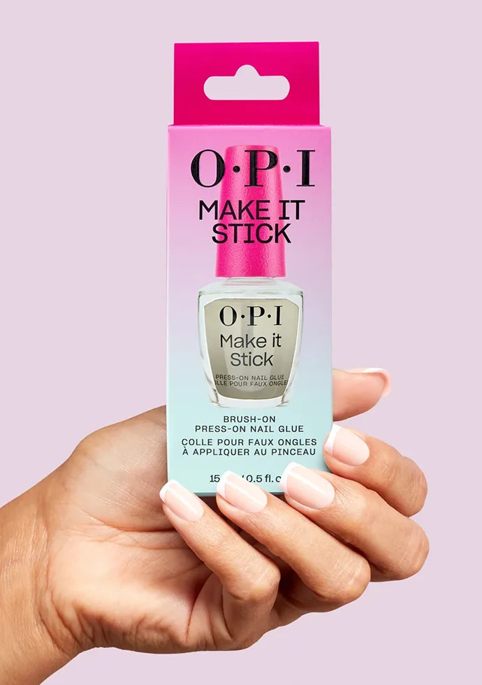 Going long-term? Reach for OPI Make It Stick Brush-on Nail Glue Going long-term? Reach for OPI Make It Stick Brush-on Nail Glue