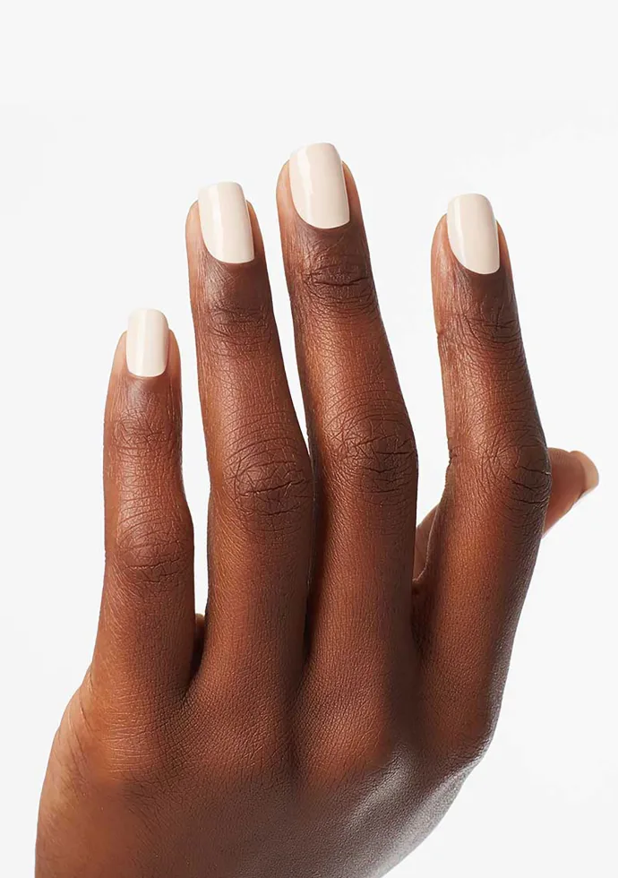 Pour on a creamy nude like My Vampire is Buff for cozy oat milk-inspired nails. 