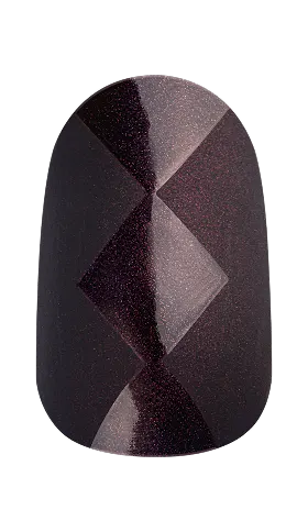 Extend the triangle upward to form a diamond at the center of the nail Extend the triangle upward to form a diamond at the center of the nail