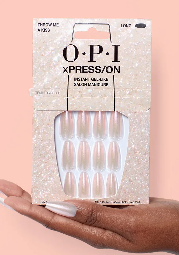 Coffin Press-on Nails: Throw Me a Kiss