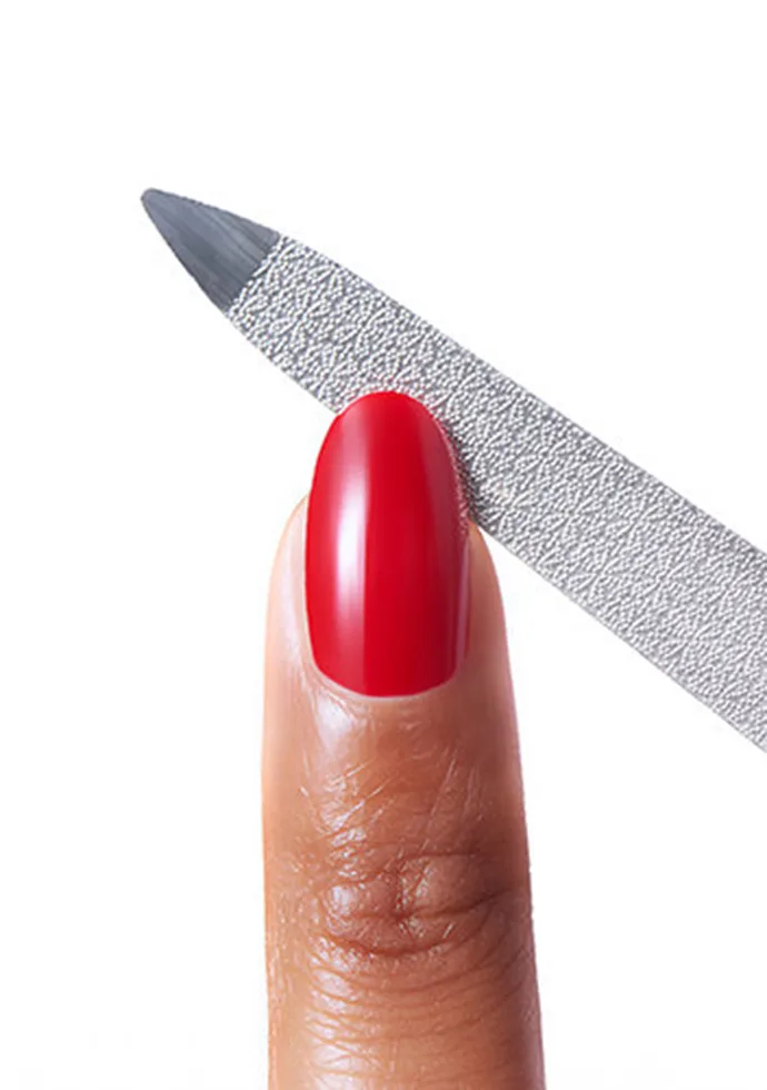 Invest in a soft nail file