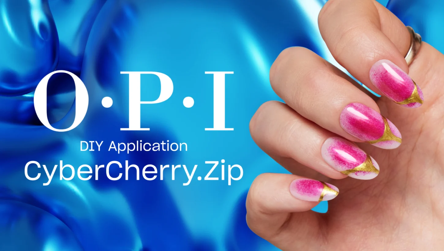 CyberCherry.Zip DIY Nail Art Look