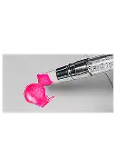 On a pallet, Mix 1 part GelColor Pompeii Pink and 1 part Powder Perfection Clear Color Set Powder to create a puff paint