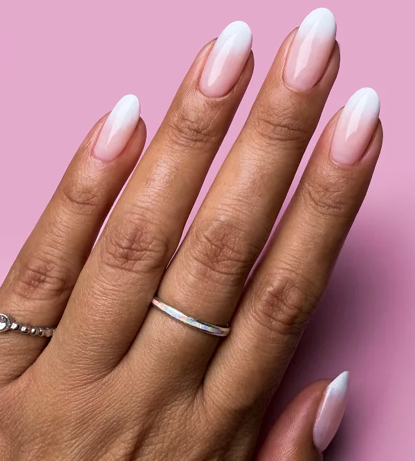 Long White Train Wedding Nails French Manicure Nail Art Long White Train Wedding Nails French Manicure Nail Art