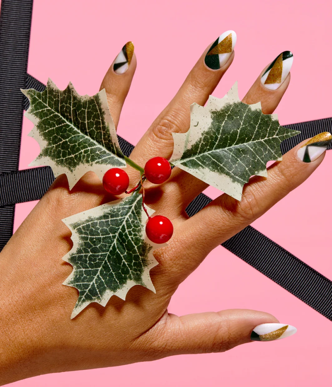 Sugar and Vice Holiday Nail Art Image