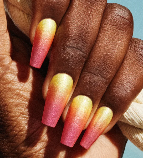 Stunshine Ombre Sunset Summer Nail Art Look