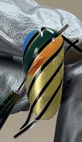 Float, tap, or lightly brush color over the stencil Float, tap, or lightly brush color over the stencil