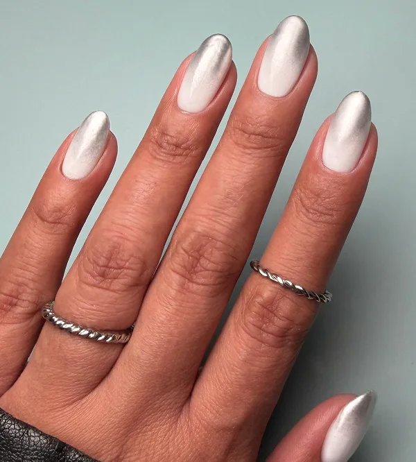 Ombre Chrome Nails Ombre Chrome Nails