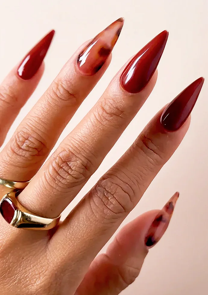 Tortoiseshell Nails: Fall Animal Print Nails Tortoiseshell Nails: Fall Animal Print Nails