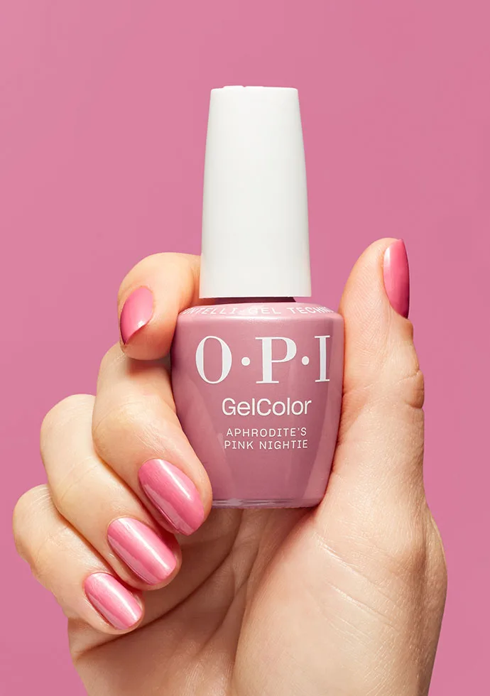 aphrodites pink nightie gel nail polish