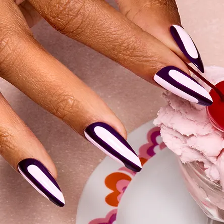 Mod About Midnight Colorblocking Fall Nail Art