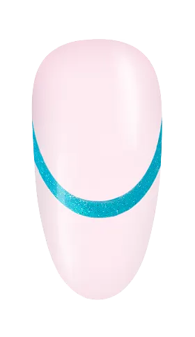 French Trip Tie-Dye Summer Nail Art Look Step 2