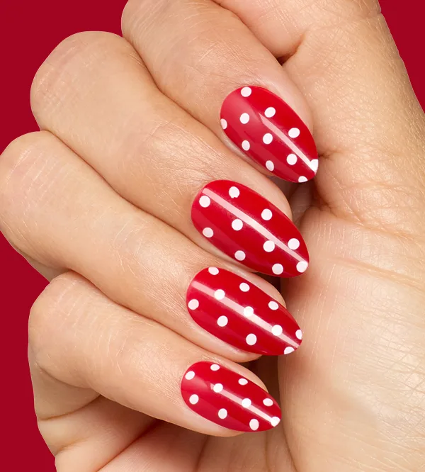 Polka Dot Com Polka Dot Nails: OPI Sticking Point - No-glue Press-on Nails