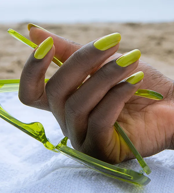 Pear Moon Rising Summer Nail Art Look