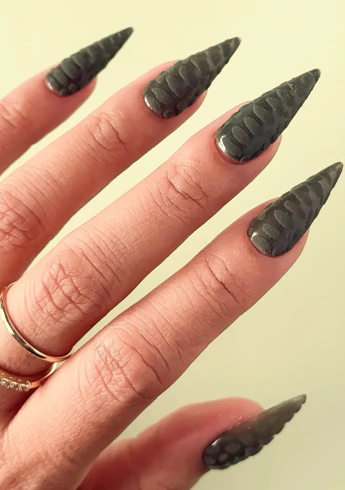 Snake Print Nails: Fall Animal Print Nails Snake Print Nails: Fall Animal Print Nails