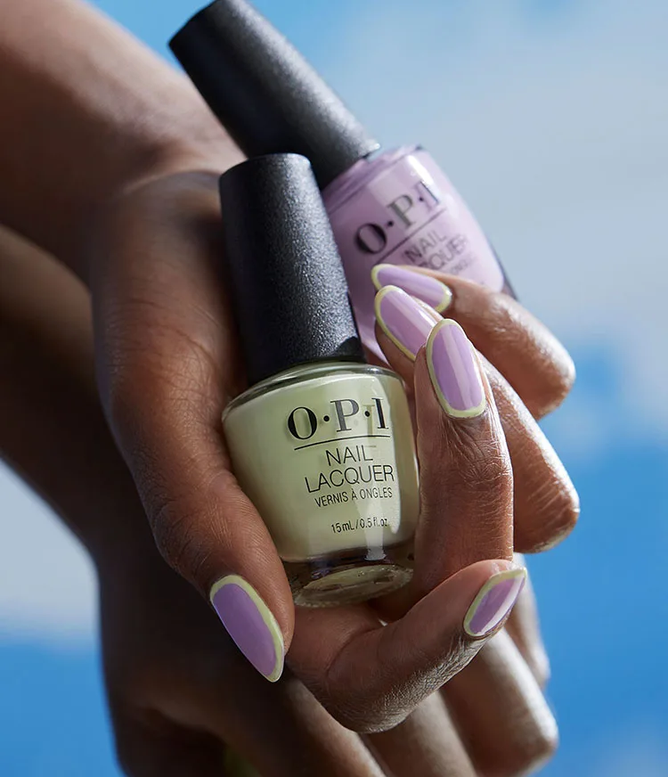 Lilac Optimized Spring Minimalistic Nail Art Look