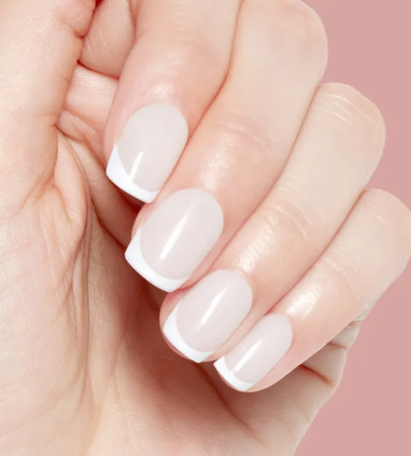 French Press French Tip Press-on Nails