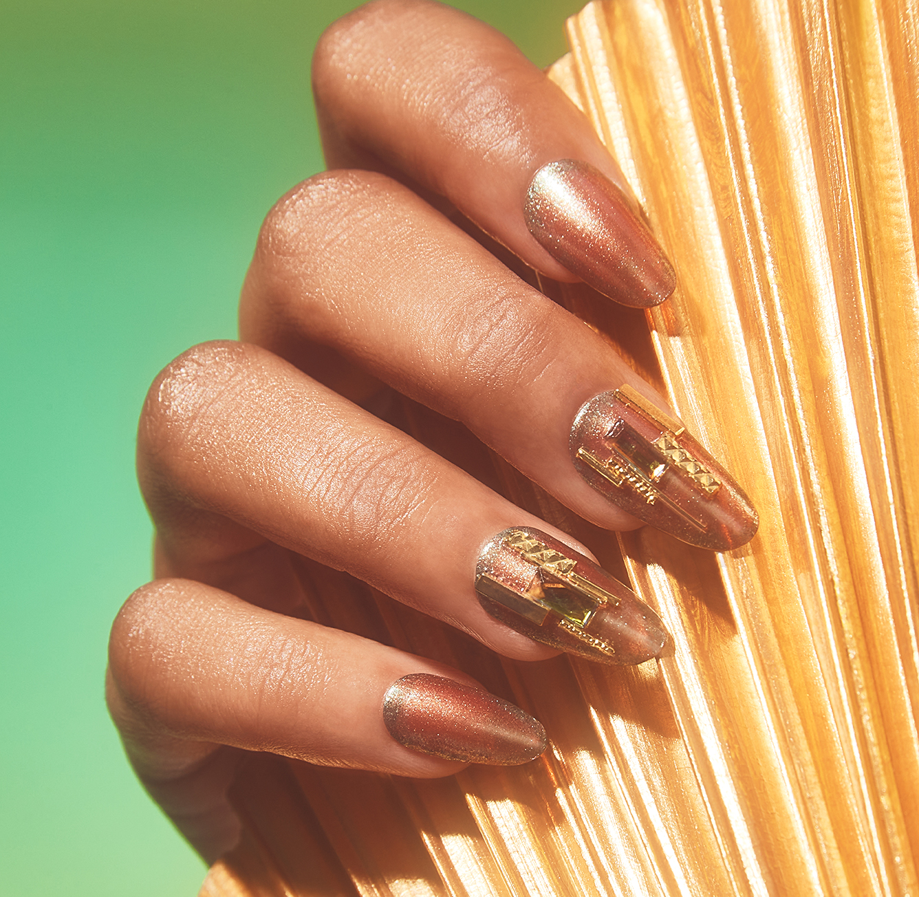 13 Elegant Rose Gold Burgundy Nails For Inspiration - Nail Designs Daily