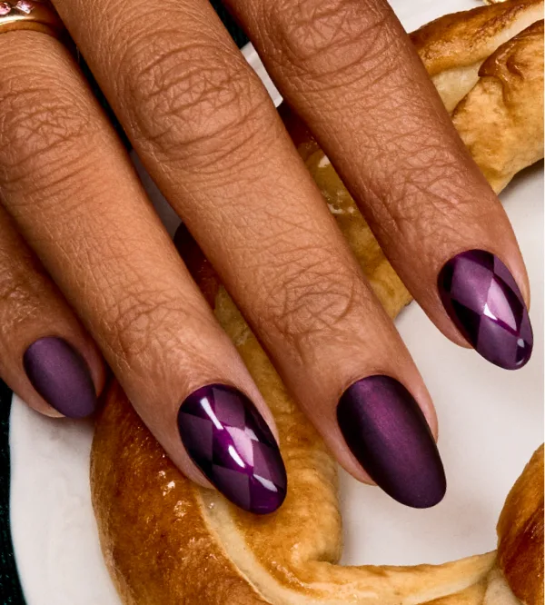 Check Me Out Checkerboard Fall Nail Art Look Check Me Out Checkerboard Fall Nail Art Look