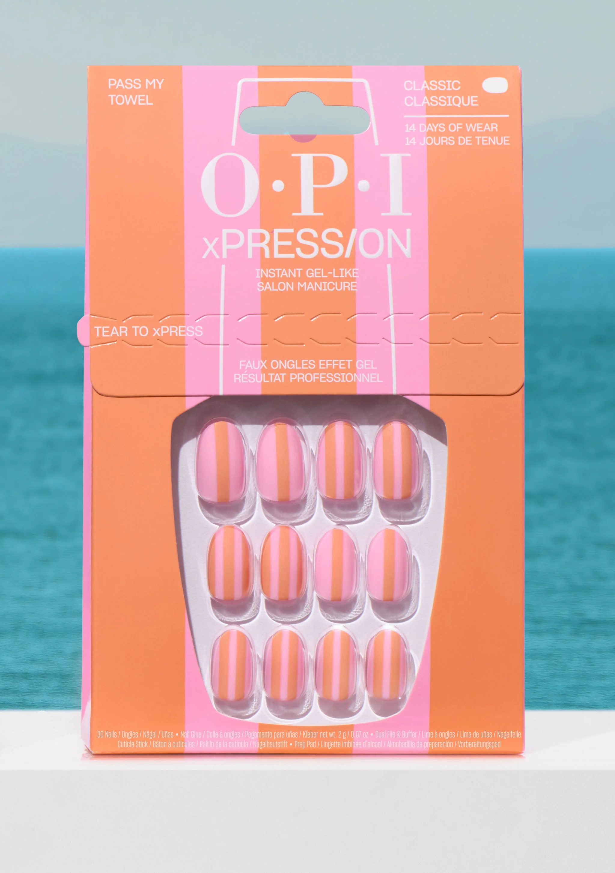 Bold and Beachy xPRESS/ON Press-On Nails