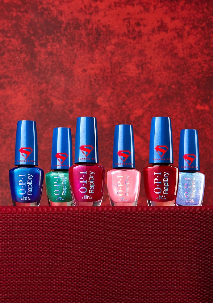 OPI x SUPERGIRL Speedy Shades: Quick-Dry Nail Polish OPI x SUPERGIRL Speedy Shades: Quick-Dry Nail Polish